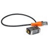 ifm electronic Retroreflective Photoelectric Sensor Block Sensor 50 mm to 5 m PNP IO-Link Stainless Steel O6P301