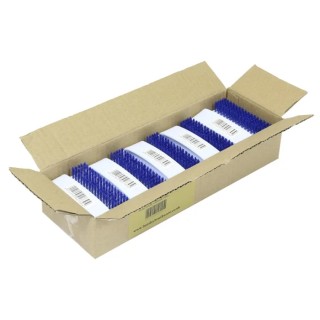 RS PRO Hard Bristle White Scrubbing Brush Blue Polyester Bristle Material Nail Brush 270mm Width 178-7648