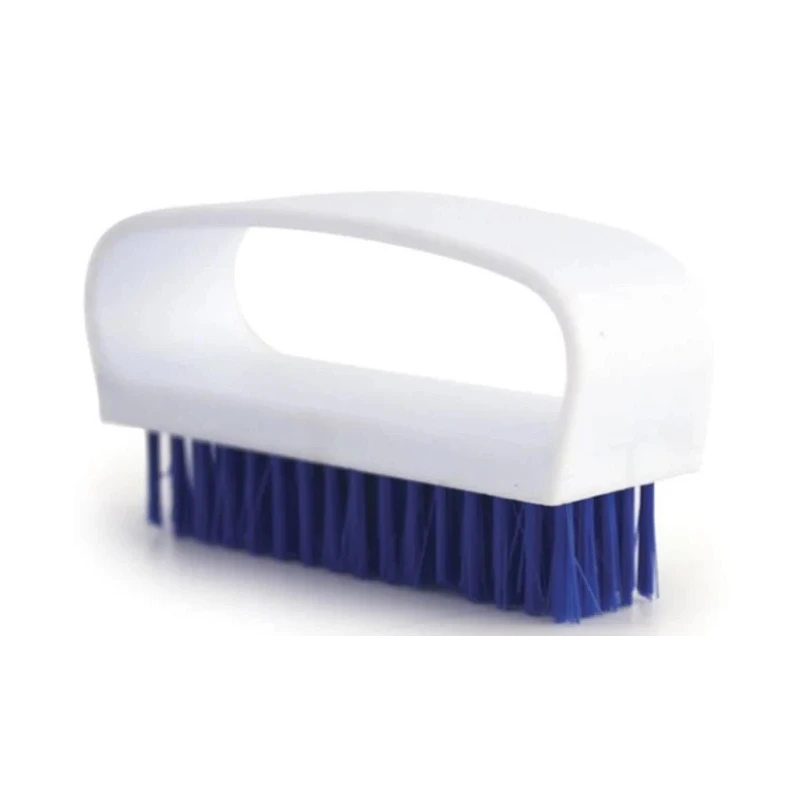 RS PRO Hard Bristle White Scrubbing Brush Blue Polyester Bristle Material Nail Brush 270mm Width 178-7648