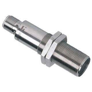 ifm electronic Through Beam Photoelectric Sensor, Barrel Style, 25 m Detection Range, PNP Output, IP67 Stainless OGS500