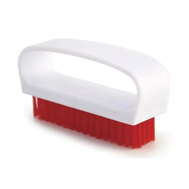RS PRO Hard Bristle White Scrubbing Brush Red Polyester Bristle Material Nail Brush 270mm Width 95mm Depth 178-7661
