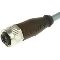 BALLUFF Female 4 Way M12 Sensor Actuator Cable, Straight to Unterminated, 5m, 25V BCC M415-0000-1A-003-VX8434-050