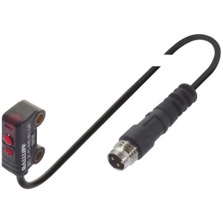 BALLUFF Diffuse Photoelectric Sensor Block Sensor 1 mm to 15 mm Detection Range PNP Output IP67 BOS R020K-PS-RF10-00,2-S49