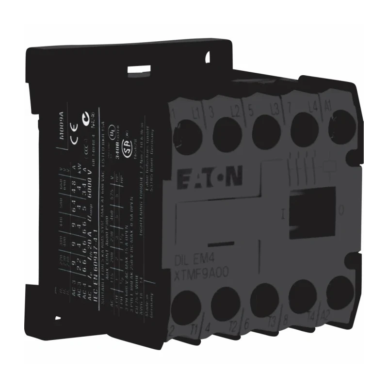 Eaton DILEM Contactor, 230V AC Coil, 4-Pole, 9 A, 4 kW, 400V AC 052506 DILEM4(230V50/60HZ)