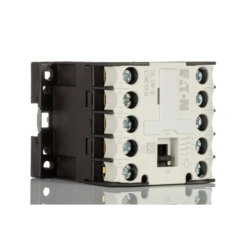 Eaton DILEM Contactor, 400V AC Coil, 3-Pole, 9 A, 4 kW Motor Control 051788 DILEM-10(400V50HZ,440V60HZ)