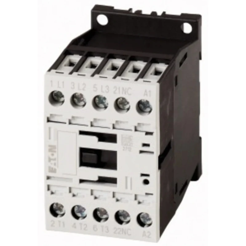 Eaton Contactor 24V dc Coil, 3-Pole, 15A, 7.5kW Power Rating, DIN Rail Mount DILM15