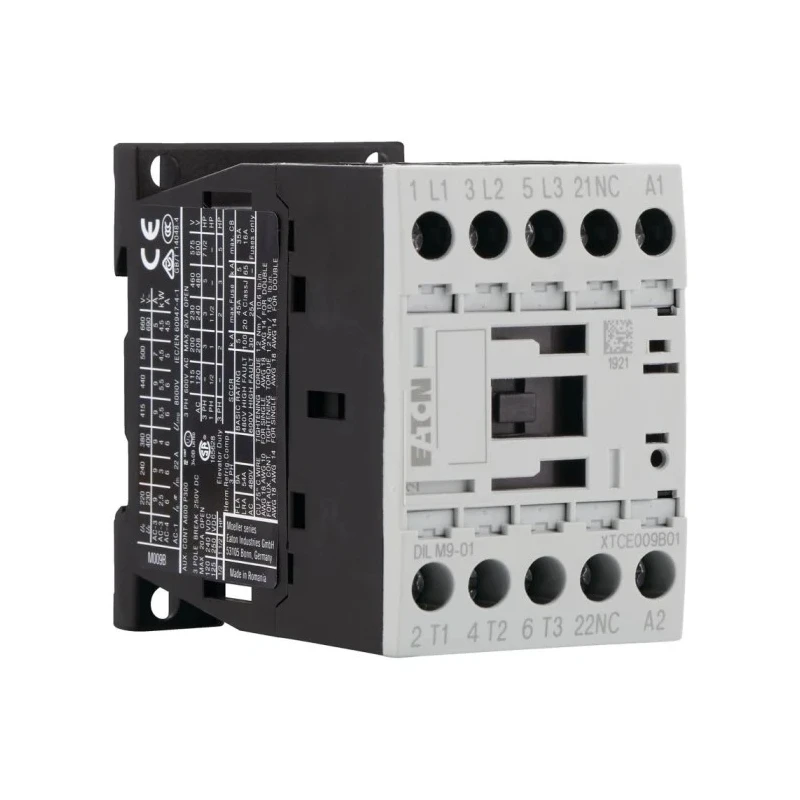 Eaton DILM Contactor, 230V AC Coil, 3-Pole, 9 A, 4 kW, 3 NO, 690V AC 276733 DILM9-01(230V50/60HZ)