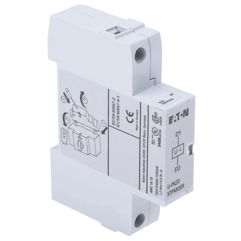 Eaton Undervoltage Release for Use with PKZM4 Series, PKM0 Series, PKZM01 Series, PKZM0 Series, PKZM0-T Series, PKE PKZ0