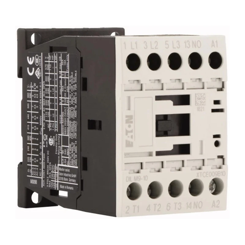 Eaton DILM Contactor, 230V AC Coil, 3-Pole, 9A, 4 kW Power Rating, 3 NO Contacts, 400V AC 276698 DILM9-10(230V50/60HZ)