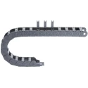 Igus Black Cable Trunking 91mm Width x 50mm Depth x 1m Length, Min. Bend Radius 100mm, Igumid GLW Material W91mm