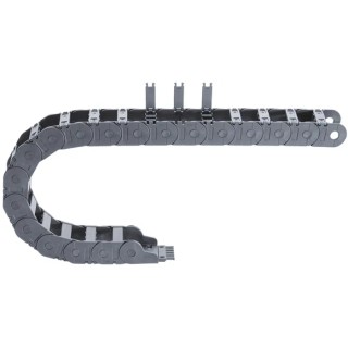 Igus Black Cable Trunking E2 2700 Series, Width 116mm, Depth 50mm, Length 1m, Minimum Bend Radius 150mm, Igumid G W116mm