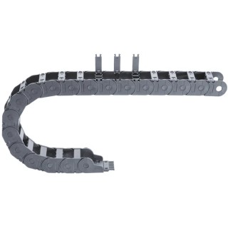 Igus Cable Trunking Black W141mm x D50mm, Length 1m, 150mm Minimum Bend Radius, Igumid GLW 