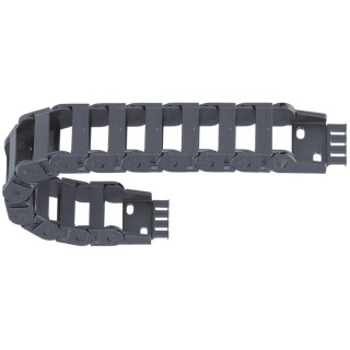 Igus e-chain Black Cable Trunking W26mm x D23 mm, Length 1 m, Minimum Bend Radius 100 mm, Igumid G W26mm