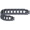 Igus Black Cable Trunking W36mm x D23mm Length 1m Minimum Bend Radius 100mm Material Igumid G W36mm