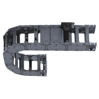 Igus E-Chain Cable Trunking Black, Width 234mm x Depth 84mm, Length 1m, 300mm Minimum Bend Radius, Material Igumid G W234mm