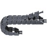 Igus Black Cable Trunking e-chain, Width 18.2mm x Depth 19.3mm, Length 1m, Minimum Bend Radius 28mm, Material 09.10.028.0