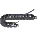 Igus e-chain Cable Trunking Black W28.2mm x D19.3mm x L1m with 48mm Minimum Bend Radius Igumid NB Z08.20.048.0