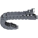 Igus Black Cable Trunking e-chain, W60.5mm x D39mm, Length 1m, 125mm Minimum Bend Radius, Igumid G 17.4.125.0