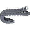 Igus Black Cable Trunking e-chain, W60.5mm x D39mm, Length 1m, 125mm Minimum Bend Radius, Igumid G 17.4.125.0