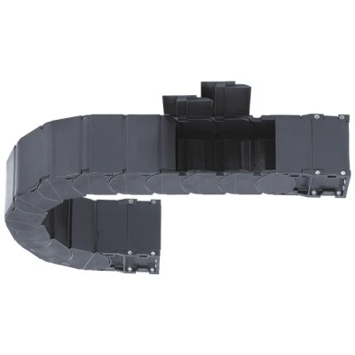 Igus Black e-chain Cable Trunking W166mm x D50mm, Length 1m, 100mm Minimum Bend Radius, Igumid G W166mm