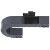 Igus Black e-chain Cable Trunking W166mm x D50mm, Length 1m, 100mm Minimum Bend Radius, Igumid G W166mm