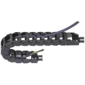 Igus e-chain Cable Trunking Black, Width 38.2mm x Depth 19.3mm x Length 1m, Minimum Bend Radius 38mm, Igumid NB Z08.30.038.0