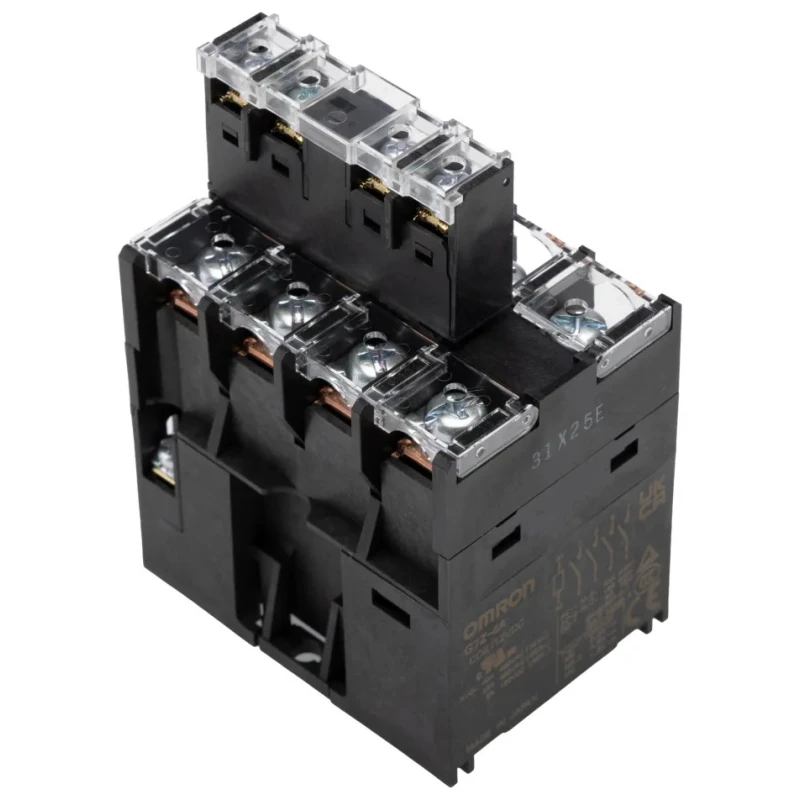 Omron Screw DIN Track Power Relay 12V DC Coil 40A Switching Current 4PST-NO G7Z-4A-11Z-R 12VDC