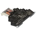 Omron DIN Rail Power Relay, 12V DC Coil Voltage, 6A Switching Current, SPDT Contact Configuration G2RV-SR500 DC12