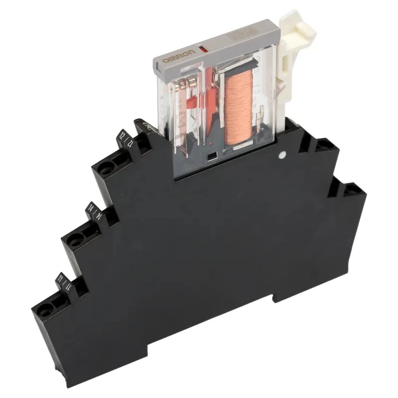 Omron DIN Rail Power Relay, 12V DC Coil Voltage, 6A Switching Current, SPDT Contact Configuration G2RV-SR500 DC12