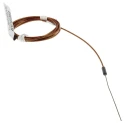 Omron Temperature Sensor with J Type Thermocouple, 0 °C to 760 °C Max, Series E52 E52-ETJ1-100-2-P-B