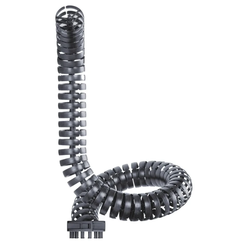 Igus Cable Trunking Black, 81 mm Width x 1 m Length, 110 mm Minimum Bend Radius, Igumid NB W81mm