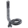 Igus Cable Trunking Black, 81 mm Width x 1 m Length, 110 mm Minimum Bend Radius, Igumid NB W81mm