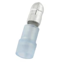 RS PRO Insulated Blue Crimp Bullet Connector 16 AWG to 14 AWG, 5 mm Bullet Diameter Male 178-8392