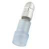 RS PRO Insulated Blue Crimp Bullet Connector 16 AWG to 14 AWG, 5 mm Bullet Diameter Male 178-8392