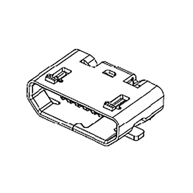 Molex Right Angle Surface Mount Female USB Type B Connector USB 2.0 30V 1.8A 47346-1001