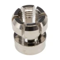 LEMO Cable Plug Metal Free 2B Series, PEEK Insulating Material, Solder Bucket Terminations FGG.2B.762.DN