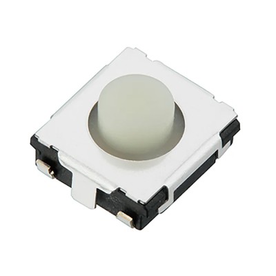 Panasonic White Tactile Switch Push Plate 1.3 mm SPST 10 μA 20mA 15 V dc Surface EVQQ2H03W