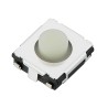 Panasonic White Tactile Switch Push Plate 1.3 mm SPST 10 μA 20mA 15 V dc Surface EVQQ2H03W