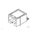 Molex 85502 Series RJ45 Connector Female Surface Mount Cat3 Unshielded Right Angle 1 Port 8 Way RJ45