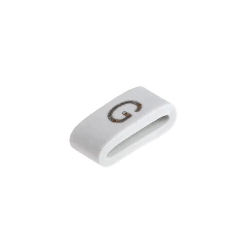 HellermannTyton Black Pre-Printed Slide-On Cable Marker for 1.8 mm to 6.3 mm Cable Diameter, Polyvinyl Chloride, 4.5 HODS85