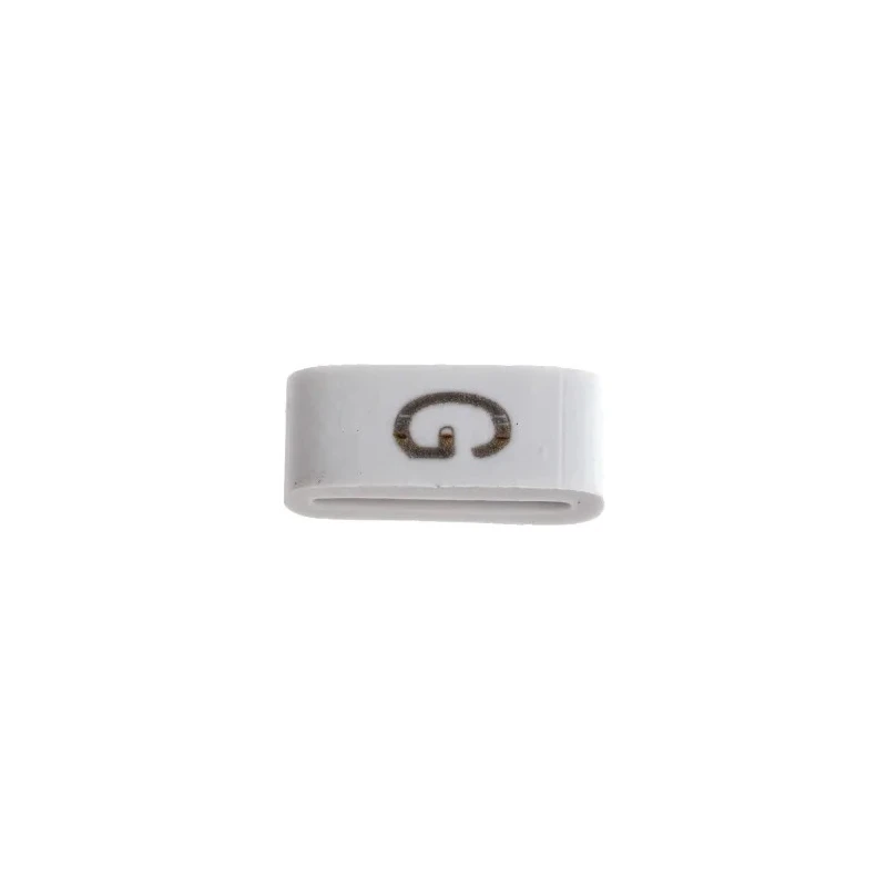 HellermannTyton Black Pre-Printed Slide-On Cable Marker for 1.8 mm to 6.3 mm Cable Diameter, Polyvinyl Chloride, 4.5 HODS85