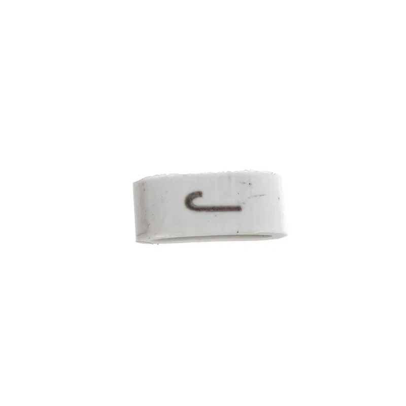 HellermannTyton Slide-On Pre-Printed Cable Marker Black Legend 'J', Fits 1.8 mm to 6.3 mm Cable Diameter HODS85