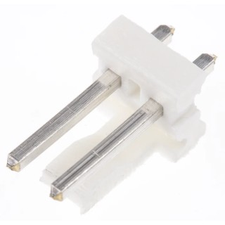 TE Connectivity MTA-156 Series Straight Through Hole Pin Header 2 Contacts 3.96 mm Pitch 1 Row Unshrouded 640445-2