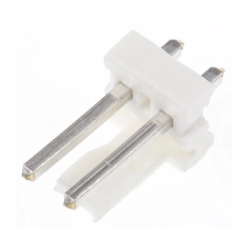 TE Connectivity MTA-156 Series Straight Through Hole Pin Header 2 Contacts 3.96 mm Pitch 1 Row Unshrouded 640445-2
