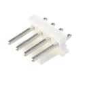 TE Connectivity MTA-156 Series Straight Through Hole Pin Header 4 Contacts 3.96 mm Pitch 1 Row Unshrouded 640445-4