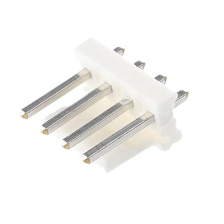 TE Connectivity MTA-156 Series Straight Through Hole Pin Header 4 Contacts 3.96 mm Pitch 1 Row Unshrouded 640445-4