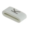 HellermannTyton Slide-On Cable Marker Black Pre-printed "K" for 1.8 mm to 6.3 mm Cable Diameter HODS85