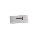 HellermannTyton Slide-On Pre-Printed Cable Marker for 1.8 mm to 6.3 mm Cable, Black Legend on White PVC, Model HODS85