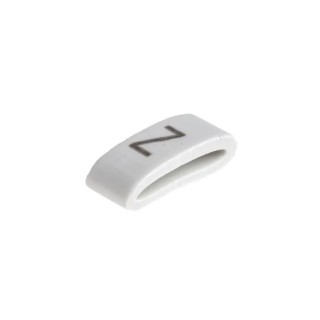 HellermannTyton Slide-On Pre-Printed Cable Marker Black "Z" for 1.8 mm to 6.3 mm Cable Diameter HODS85