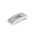 HellermannTyton Pre-Printed Slide-On Cable Marker, Black Legend "Y", White PVC Material, 1.8 mm to 6.3 mm Cable HODS85